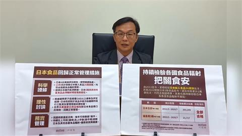快新聞／輻射風險可忽略　食藥署預告：日本食品回歸正常管理