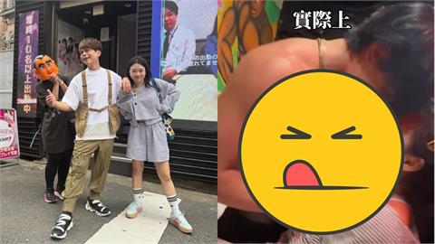 蔡阿嘎愛妻遊日工作享受極樂！嗨看「脫衣猛男秀腹肌」網暴動：求地址