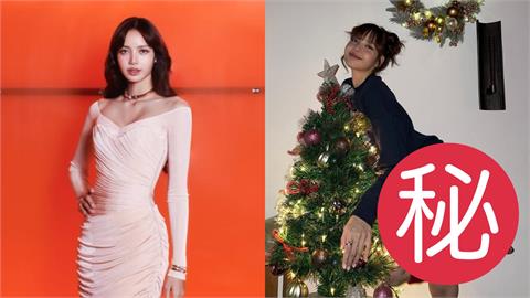 超辣聖誕女神「單穿1塊布」竟是Lisa！「不科學美腿」連Rosé也朝聖