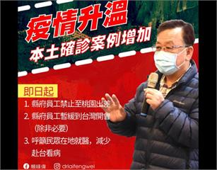 快新聞／部桃群聚案10人染疫 澎湖開第一槍「即起縣府員工禁止至桃園出差」