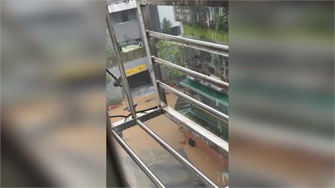 快新聞／內湖又淹了？雨彈狂炸北北基　水利署發布一級淹水警戒