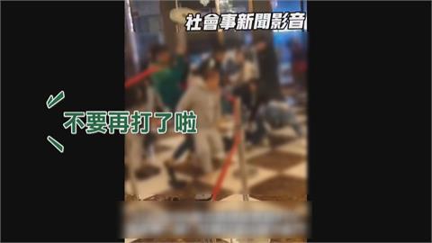跨年夜KTV爆鬥毆　紅龍柱猛砸全進警局