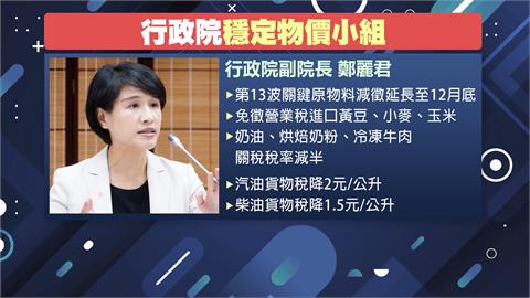 穩物價！　「黃小玉」減徵延長至年底　中秋逼近物價小波動