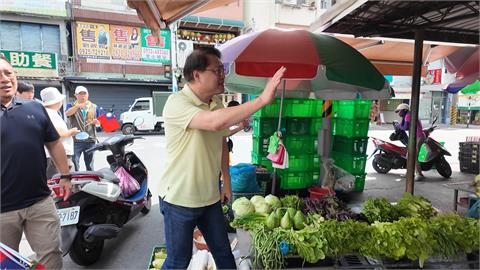 大罷免倒數兩週！　林右昌現身花蓮市場掃街怒批傅「眼裡只有錢」