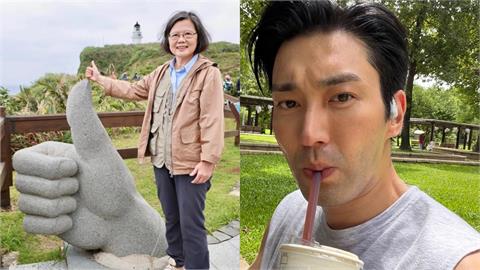 南韓紅炸男神「來台灣慘遭女粉猛糾纏」！網一看真身「竟是蔡英文」急笑喊：不能這樣