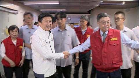 遞橄欖枝? 卓揆邀傅崐萁至災變中心關心堰塞湖溢流