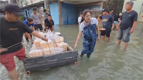 嘉義縣大雨多處淹水　縣議員調派抽水機、熱食物資支援災區
