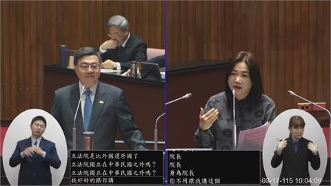 馬文君哪招？要求向外國說1事　卓揆提李貞秀：立法院都講不通了