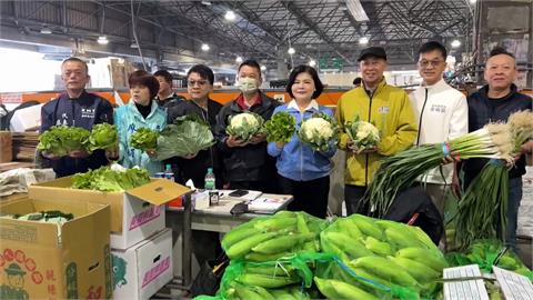西螺果菜市場供貨穩定　蔬菜均價24元豬、肉每公斤95元
