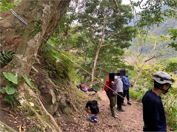 花蓮錐麓古道山難！　男子滑落百米邊坡無呼吸心跳
