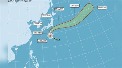 颱風「哈隆」日本南部海域往西北移動　八丈島狂風暴雨！民眾瘋搶物資