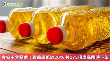 食安不容疑慮！致癌率低於20% 共175項產品限時下架