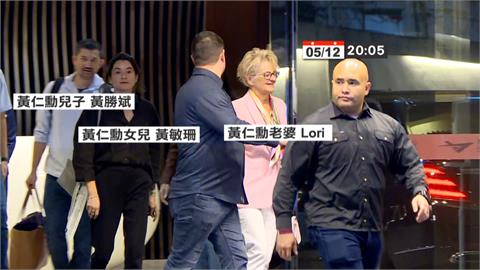 黃仁勳私人飛機載妻子兒女先抵台 本人未現身 守候粉絲失望