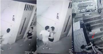 辣妹飛撲抱27歲男雙雙墜樓1死1命危　驚悚畫面流出