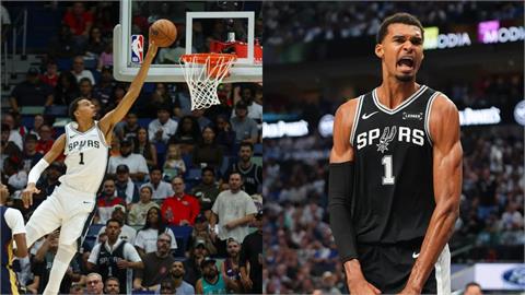 NBA(影)/媽有外星人!文班亞馬開季三場寫「百分火鍋籃板」罕見數據成史上第一人