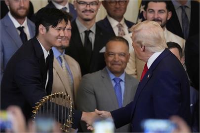 MLB(影)／川普大讚大谷翔平是電影明星　還邀他進橢圓形辦公室