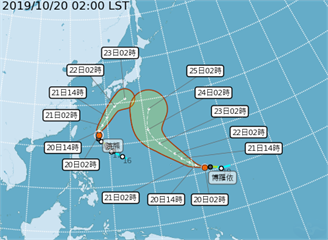 [2019/10/20]東北風影響低溫下探20度 太平洋雙颱共舞