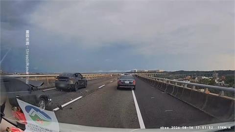 五楊高架追撞「車內三人全落跑」　警循線逮人皆為失聯移工