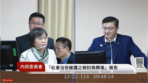 快新聞／藍委盼支持警消所得替代率　劉世芳反將一軍：請多多支持現役