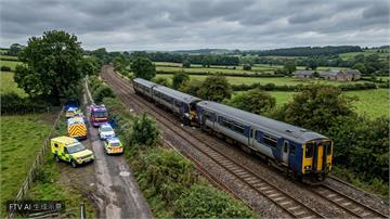 英國倫敦北部火車相撞　釀1死近90人受傷