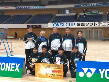 札幌YONEX CUP盃軟網錦標賽　台灣男雙選手歐子鴻、林偉傑過關斬將奪冠