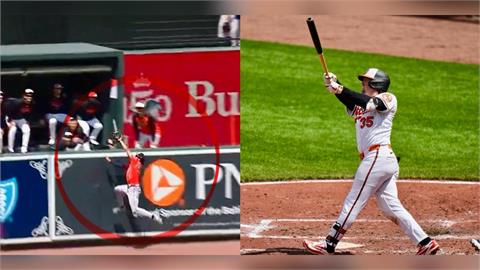 MLB(影)／今年球季最神奇的全壘打！精彩「美技接殺」變成拉奇曼生涯第1支滿貫砲