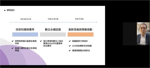 【淡江傳真】教育部結合7大學規劃AI專班　淡江著眼AI+SDGs  X 數位永續