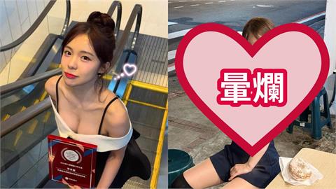 學生妹逛寧夏夜市「挺出大饅頭」竟是李多慧!「0偽裝玩彈珠台」網暈爛:好萌啊