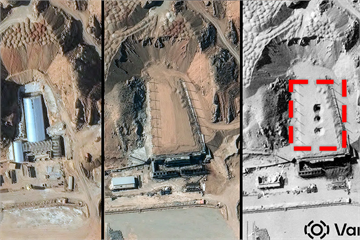 伊朗塔萊甘2號核設施驚現3大洞　疑美軍B-2再出手投下GBU-57巨型鑽地彈
