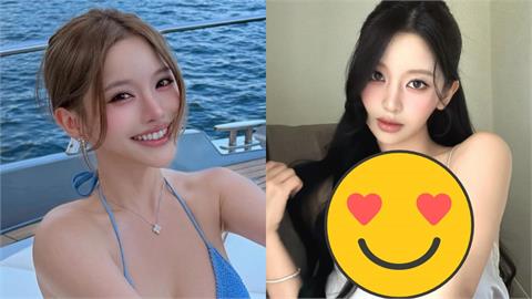 回台灣只穿透視蕾絲睡衣！北一女神解放深V「凶猛大球」被看光