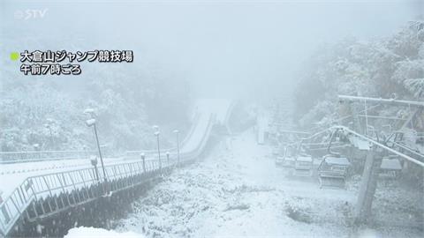 日本暴雪提早報到！　北海道函館、帶廣降初雪