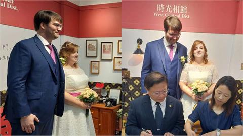 德國新人跨萬里赴台南登記喊：心靈故鄉！新娘曝「背後超暖原因」感動全網