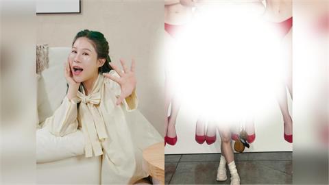 丹妮婊姐粉色深V背心辣翻成人展！魔鬼曲線太超過　狂被問：攤位在哪裡？