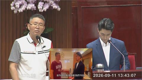 快新聞／蔣萬安臉綠了！備詢慘遭「沈伯洋隔空洗臉」　旅外教授也看傻眼