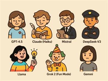 AI也有人設？研究剖析7大AI內在性格：GPT最仁愛、Claude最謙遜⋯這2款AI最失控