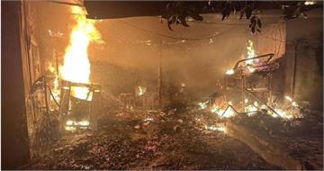 神岡區三合院火災驚險！　高中生夢中被喚醒逃生無人傷亡
