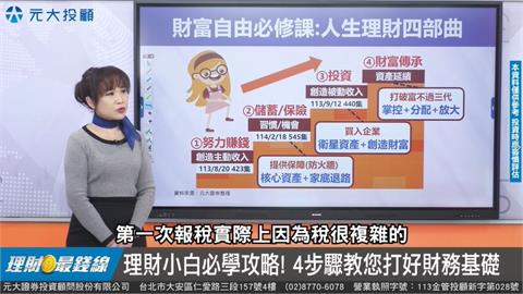 理財最錢線／打好財務基本功 財稅規劃最關鍵