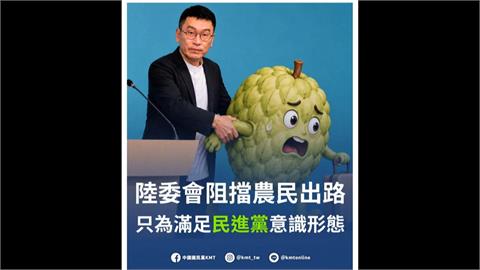 藍發AI圖批綠擋外銷　網酸：大目、鳳梨釋迦傻傻分不清