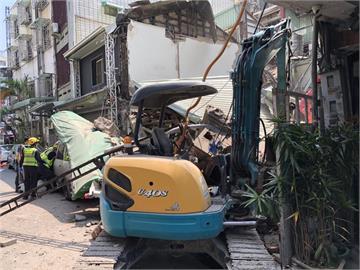 台灣大道房屋倒塌「工人1死2待援」　台中市府：勒令停工並究責