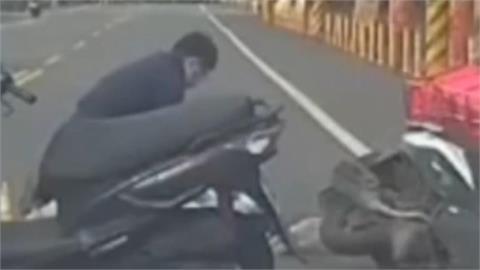 員警要去修車廠卻目擊車禍 CPR救回命危騎士