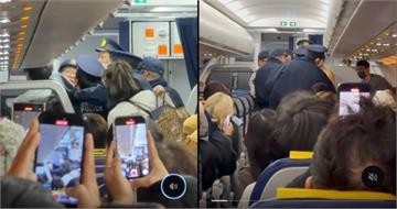 台男喝醉鬧機延誤48分鐘　日航警「強制拉下機」乘客拍手歡呼