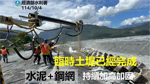 快新聞／溢流達防洪標準4倍以上釀災！　水利署：已完成第一階段臨時堤防