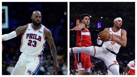 NBA(影)／詹皇開幕戰將對上衛冕軍尼克！曾經的湖人小老弟哈特如今氣勢已大不同