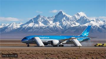 土耳其航空尼泊爾降落驚魂！起落架起火冒煙 288人緊急逃生