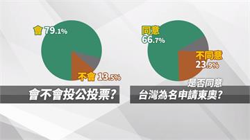 選前民調蔡、賴聲望創新低！東奧正名公投66%同意
