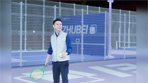 鄭朝方打造竹北專屬運動美學 星空紫網球暨匹克球場引全台球友朝聖