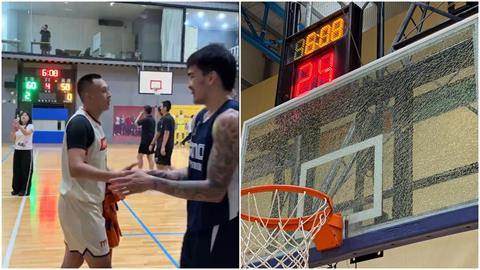 PLG(影)／傻眼！對手「灌碎籃板」比賽中止　領航猿「最強高中生」陳將双上場磨合