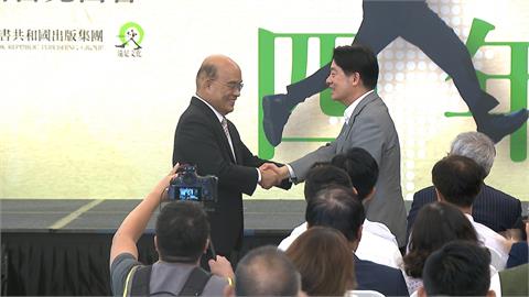 《護國四年》新書發表　賴清德讚蘇貞昌：名人堂級投手