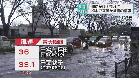 日本狂風暴雨　櫪木縣多戶民宅屋頂被吹飛　北海道數百戶停電