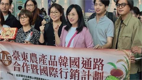 陳瑩率台東農會、業者赴韓拓銷　鳳梨釋迦冰棒將進軍韓國